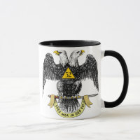 trente-deuxième Noir écossais Eagle de rite de