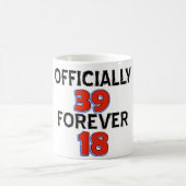 Mug trente-neuvième conceptions d'anniversaire (Centre)