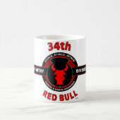 Mug trente-quatrième DIVISION d'INFANTERIE" RED BULL " (Centre)
