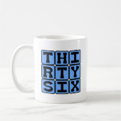Mug Trente Six, Numéro 36 (Gauche)
