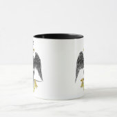 Mug trente-troisième Noir écossais Eagle de rite de (Centre)