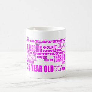 Mug Trentes-cinquième anniversaires plus grand