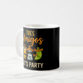 Mug Tres Amigos Tequila Salt Lime Cinco De Mayo (Devant gauche)