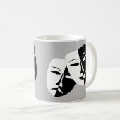Mug Très Cool Comédie et Tragédie Masques Théâtres (Devant droit)