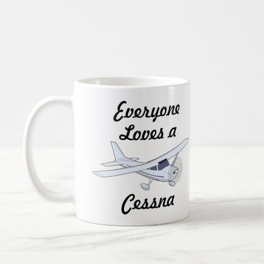 Mug Très Cool Tout le monde aime un Cessna (Gauche)