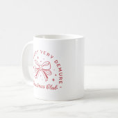 Mug Très dérisoire coquette de Noël esthétique (Devant gauche)