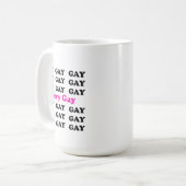 Mug Très gay (Devant gauche)