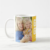 Mug Très grand. Grand-mère. Fête des mères Photo Café  (Gauche)