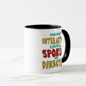 Mug Très interactif jusqu'à être directement interpell (Devant droit)