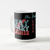 Mug Très Joyeux enseignant Noël Retro (Devant gauche)
