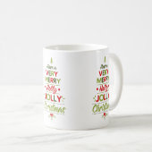 Mug Très Joyeux Noël Holly Jolly (Devant droit)
