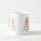 Mug Très Joyeux Noël Holly Jolly (Devant gauche)