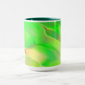 Mug Très peu sculpté dans vert vif et vieilli (Centre)