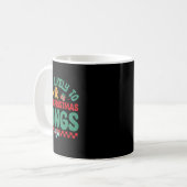 Mug Très Probable De Chanter Chansons De Noël Fun Chri (Devant gauche)