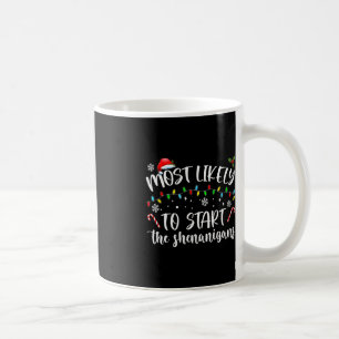 Mug Très Probable De Commencer La Famme De Noël Des Sh