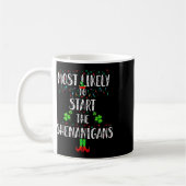 Mug Très Probable De Commencer Les Shenanigans Elf Chr (Gauche)