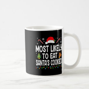 Mug Très Probable De Manger Santas Cookies Famille De