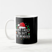 Mug Très Probable De Pet Le Reindeer Fun Noël (Gauche)