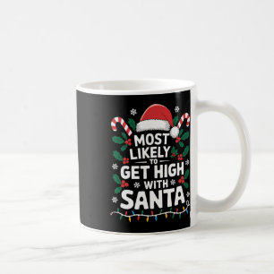 Mug Très Probable De S'Élever Avec Père Noël Christmas