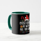 Mug Très Probable D'Envelopper Tous Les Cadeaux Famill (Devant gauche)