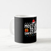 Mug Très Probable D'Être Père Noël Favorite Noël (Devant gauche)