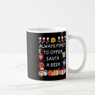 Mug Très Probable D'Offrir À Père Noël Une Bière Drôle