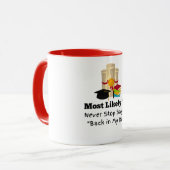 Mug Très probablement de dire de retour dans mon jour  (Devant gauche)