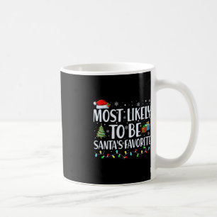 Mug Très Probablement Père Noël Favorite Noël Famille