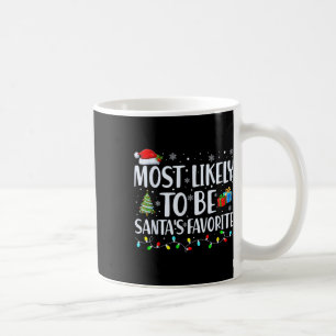 Mug Très Probablement Père Noël Favorite Noël Famille