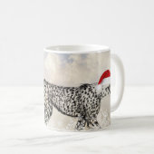 Mug Très un bouclage de Noël de guépard (Devant droit)