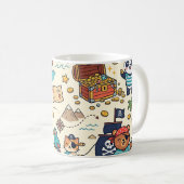 Mug Trésor de Navire Pirate (Devant droit)