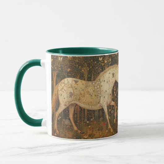 Mug Trésor Médiéval Unicorne Café/Boug de thé (Gauche)