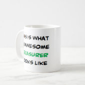 Mug trésorier, génial (Devant gauche)