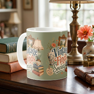 Mug Trésors de Cottage Vintage Vert
