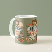 Mug Trésors de Cottage Vintage Vert