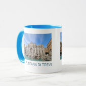 Mug Trevi Fontaine Rome Italie Vacances Panorama (Devant gauche)
