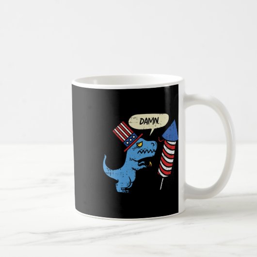 Mug Trex Brève Mains Pétreuse Funky Firework 4ème De (Droite)