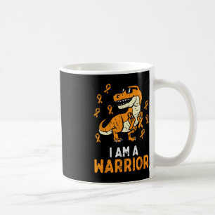 Mug Trex Orange Ribbon Im Un Guerrier Leucémie Sensibi