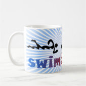 Mug TRI conception de butoir NOIRE courue de bain de (Gauche)