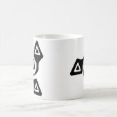 Mug Tri flèches de base (noir) (Centre)