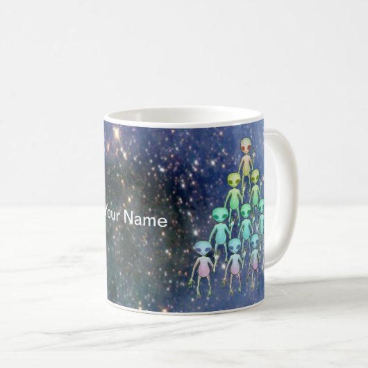 Mug Triangle Alien (Devant droit)