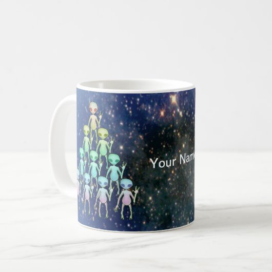Mug Triangle Alien (Devant gauche)