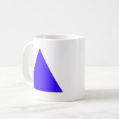 Mug Triangle Bleu Trans MUSÉE Zazzle Cadeaux (Devant gauche)