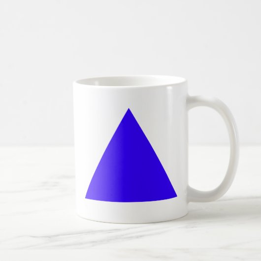 Mug Triangle Bleu Trans MUSÉE Zazzle Cadeaux (Droite)