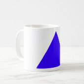 Mug Triangle Bleu Trans MUSÉE Zazzle Cadeaux (Devant gauche)