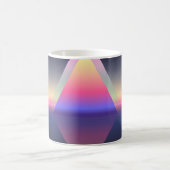 Mug Triangle brillant. Concept Ethereum. abs futuriste (Centre)