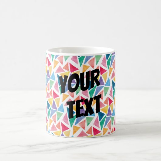 Mug Triangle coloré moderne (Centre)