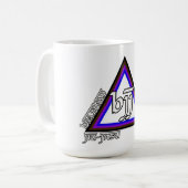 Mug Triangle de Jiu Jitsu BJJ de Brésilien de progrès (Devant gauche)