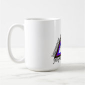 Mug Triangle de Jiu Jitsu BJJ de Brésilien de progrès (Gauche)