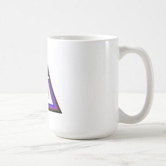 Mug Triangle de Jiu Jitsu BJJ de Brésilien de progrès (Droite)